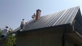 Roof trapezoidal sheet metal