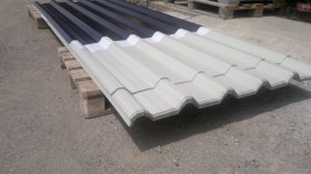 Roof trapezoidal sheet metal