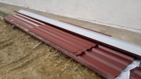 Roof trapezoidal sheet metal