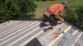 Roofing sheet metal