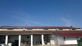 Roof trapezoidal sheet metal