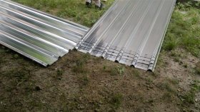 Roof trapezoidal sheet metal