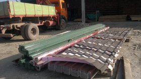 Roof trapezoidal sheet metal