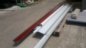 Roof trapezoidal sheet metal