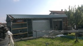 Roof trapezoidal sheet metal