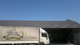 Roof trapezoidal sheet metal
