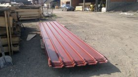 Roof trapezoidal sheet metal