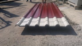 Roof trapezoidal sheet metal