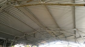 Roof trapezoidal sheet metal