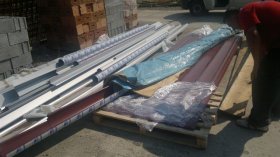 Roof trapezoidal sheet metal