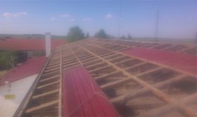 Roof trapezoidal sheet metal
