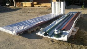Roof trapezoidal sheet metal