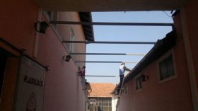Roof trapezoidal sheet metal