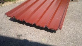 Roof trapezoidal sheet metal