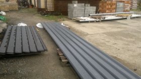 Roof trapezoidal sheet metal