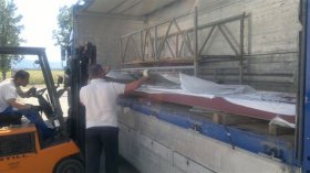 Roof trapezoidal sheet metal