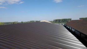 Roof trapezoidal sheet metal