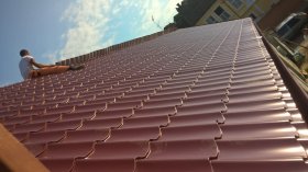 Steel tile