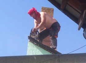 Steel roofing tile