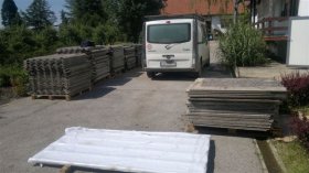 Skidanje salonit ploča