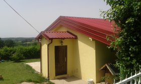 Roof trapezoidal metal sheet